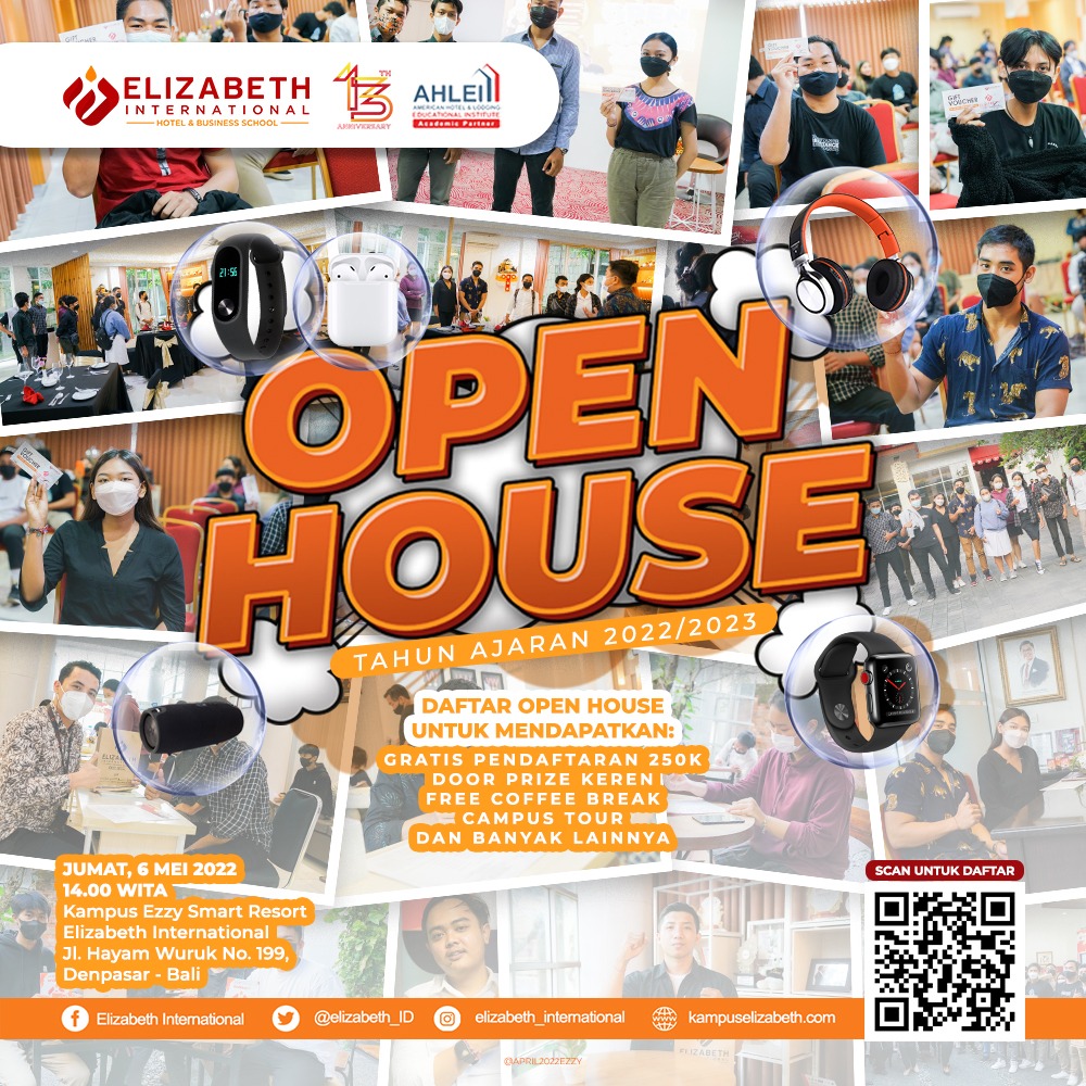 Yuk! Join Open House Elizabeth Internasional - Kampus Pariwisata Bali ...